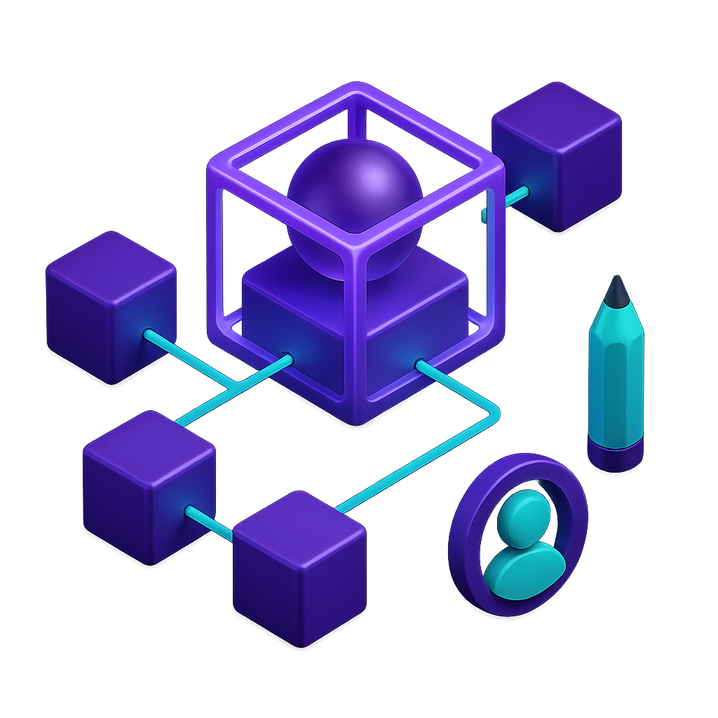 AI agents orchestration illustration
