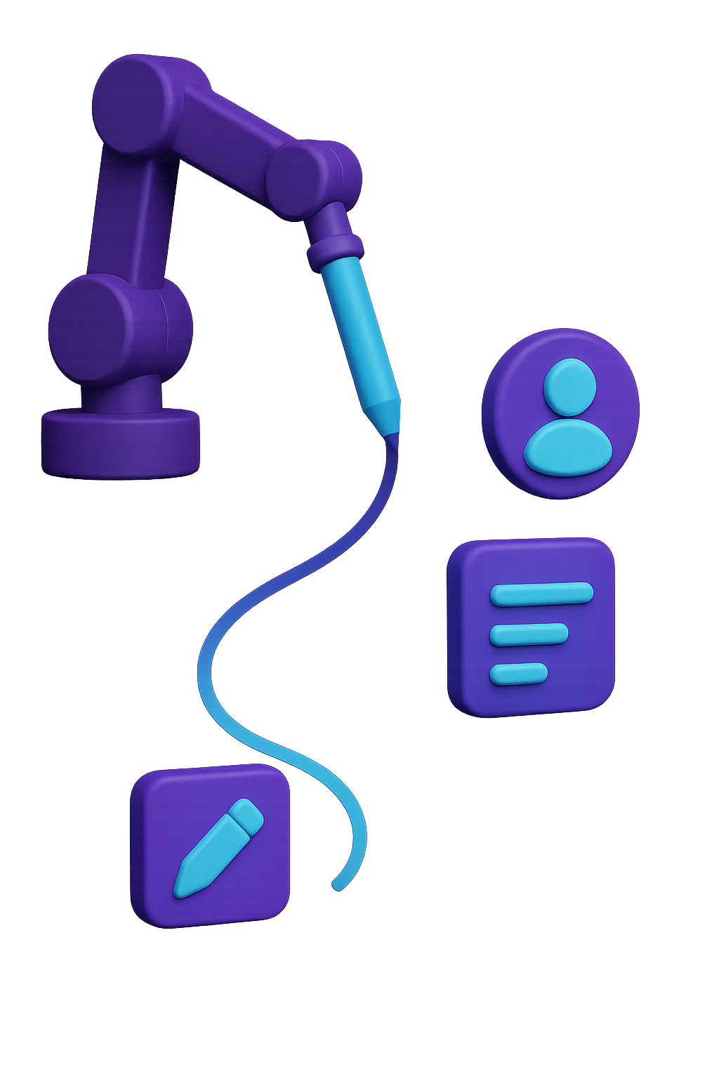 Writing capabilities illustration